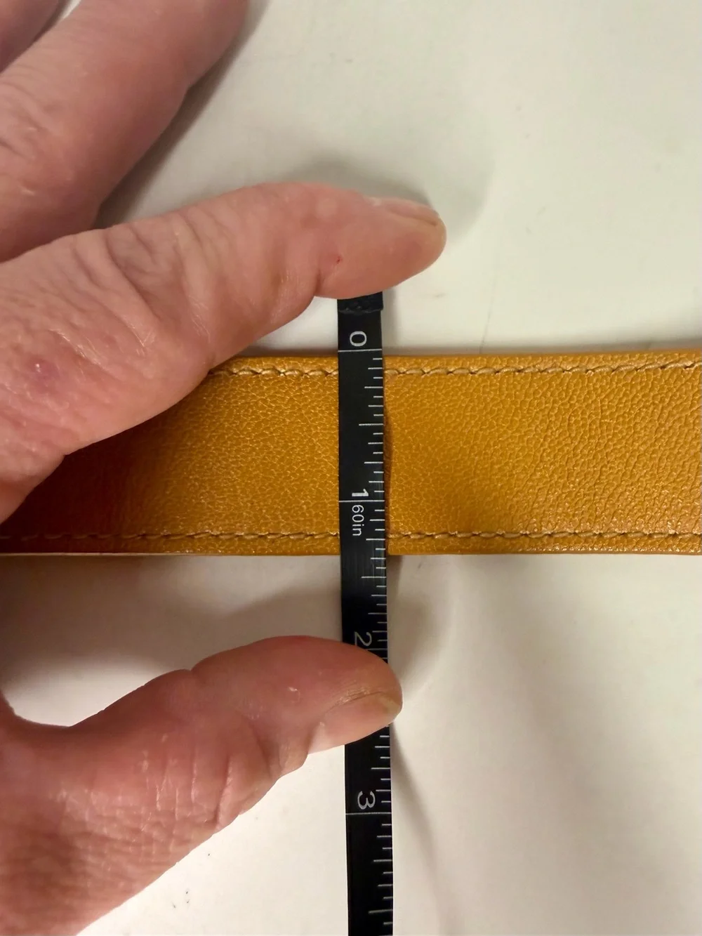 Vintage Michael Kors Genuine Leather Belt with silver Buckle Size M Mens 34 1.5”